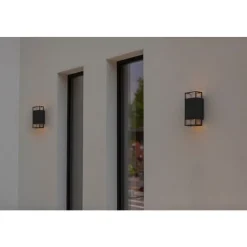 Lutec RIDGE Wandlamp Donkergrijs GU10 25W Best