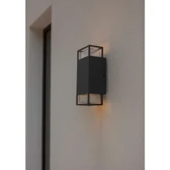 Lutec RIDGE Wandlamp Donkergrijs GU10 25W Best