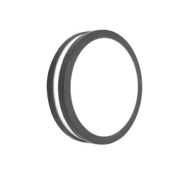 Lutec TITAN Wand / plafondlamp Donkergrijs E27 60W Hot