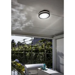 Lutec TITAN Wand / plafondlamp Donkergrijs E27 60W Hot