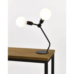 Marckdael ATOMEN TABLE LAMP 1808-L2 NERO 2*E27 Best