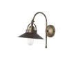 Marckdael BILIARDO INDOOR WALL LIGHT 3018/A1 ANTIQUE BRASS 1*E27 + METAL SHE Best