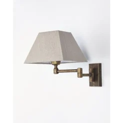 Marckdael BILIARDO INDOOR WALL LIGHT 2021/A1 ANTIQUE BRASS 1*E27 (SHA) Clearance