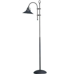 Marckdael BILIARDO INDOOR FLOOR LAMP 1120 DARK BRONZE H130 1*E27 + METAL SHE Hot