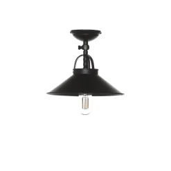 Marckdael BILIARDO INDOOR CEILING LIGHT 3018/PL25 BLACK 1*E27 + METAL SHELL Discount