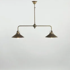 Marckdael BILIARDO INDOOR 0187/2F ANTIQUE BRASS 2*E27 + METAL SHELL