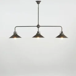 Marckdael BILIARDO INDOOR 0187/3F DARK BRONZE 3*E27 + METAL SHELL D Discount