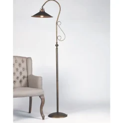 Marckdael BILIARDO INDOOR FLOOR LAMP 3045 ANTIQUE BRASS H190 1*E27 + METAL S Hot