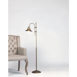 Marckdael BILIARDO INDOOR FLOOR LAMP 1120 ANTIQUE BRASS H130 1*E27 + METAL S Discount