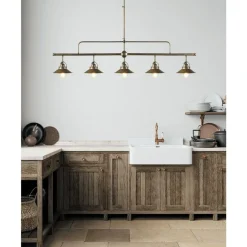 Marckdael BILIARDO INDOOR 0187/5F DARK BRONZE  5*E27+ METAL SHELL D Online