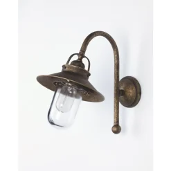 Marckdael BILIARDO OUTDOOR  WALL LIGHT 3018/A1 ANTIQUE BRASS 1*E27