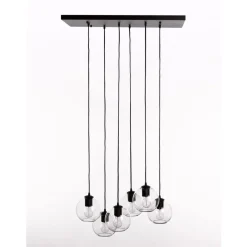 Marckdael CEILING LAMP 4080-PL6 RECTANGLE BLACK 80 X 40CM 6* New