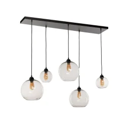 Marckdael CEILING LAMP 1588-PL5 RECTANGLE BLACK 5*E27 FOR GL Online