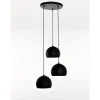 Marckdael CEILING LAMP 2706-PL3-RO-SF240 36CM NERO + TISSUE Best
