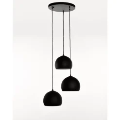 Marckdael CEILING LAMP 2706-PL3-RO-SF240 36CM NERO + TISSUE Best