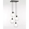 Marckdael CEILING LAMP 4040-PL4 SQUARE BLACK 40-40CM 4*E27 + New