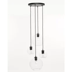 Marckdael CEILING LAMP 2606-PL4 35CM NERO FOR GLASS 4*E27 Clearance