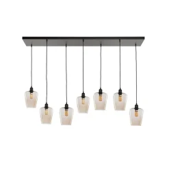 Marckdael CEILING LAMP 1588-PL7 RECTANGLE BLACK 7*E27 FOR GL Sale
