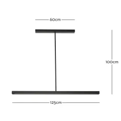 Marckdael CEILINGLAMP SERIE 1608 PROFILE 125CM BRONZO DOTLES Discount