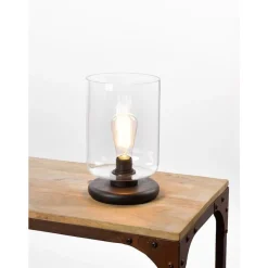 Marckdael NEW YORK TABLE LAMP 3402-L1 BASE DIAM 17 RUST 1*E27 Hot