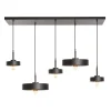 Marckdael OSLO CEILINGLAMP 0960 BASE 120*25CM 2XD200 3XD300 BLACK Best