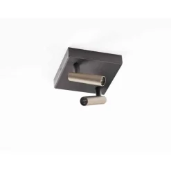 Marckdael PLAFONIER 1407-PL2-SQ-LED-NERO BRONZO