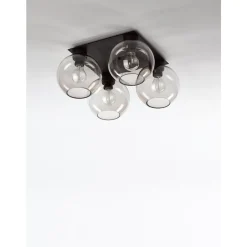 Marckdael SANTA MONICA CEILING LAMP 3410-PL4 SQUARE RUST 4*E27 Online