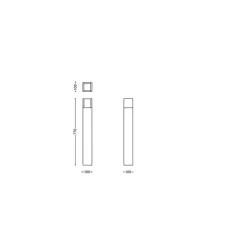 Philips Lighting Arbour post anthracite 1x6W 230V Hot