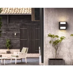 Philips Lighting Arbour wall lantern anthracite 2x4.5W