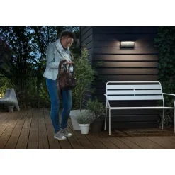 Philips Lighting Bustan IR wall lantern anthracite 2x4.5 Online