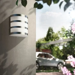 Philips Lighting Calgary wall lantern inox 1x3W 230V Outlet