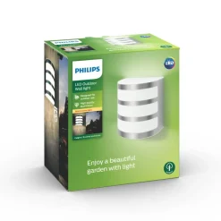 Philips Lighting Calgary wall lantern inox 1x3W 230V Outlet