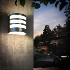 Philips Lighting Calgary wall lantern inox 1x3.5W 230V Hot