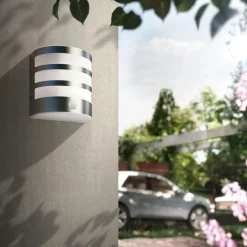 Philips Lighting Calgary wall lantern inox 1x3.5W 230V Hot