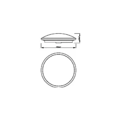 Philips Lighting Cavanal SS RD 12W 27K W HV IP44 06 Online