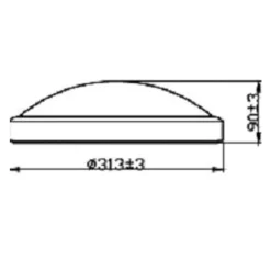 Philips Lighting DORIS CL257 EC RD 17W 27K C HV IP44 06 Discount