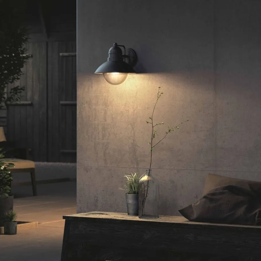 Philips Lighting Hoverfly wall lantern black 1x60W 230V Sale