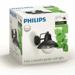 Philips Lighting Hoverfly wall lantern black 1x60W 230V Sale