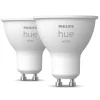 Philips Lighting Hue GU10 slimme Spot Zacht warmwit 2-pack New