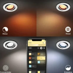 Philips Lighting Hue White & Color Ambiance Centura Inbouwspot Rond (1-pack) Wit Discount