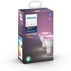 Philips Lighting Hue White and color ambiance Verpakking met 2 stuks, GU10 Discount