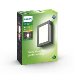 Philips Lighting Karp wall lantern anthracite 1x6W 230V Best