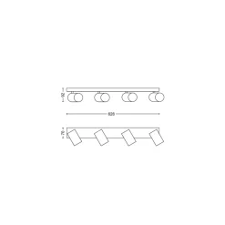 Philips Lighting KOSIPO bar/tube white 4xNW 230V Best