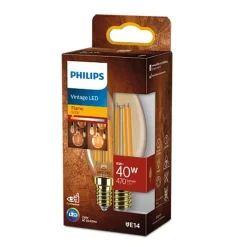 Philips Lighting Led Filamentlamp amber 40W B35 E14 Discount