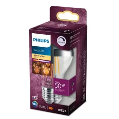Philips Lighting LED Filamentlamp Spiegelkroon E27 A60 7,2W-50W Dimbaar New