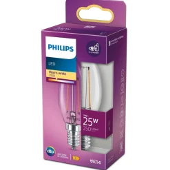 Philips Lighting LED kaarslamp Filament E14 B35 2W-25W Online