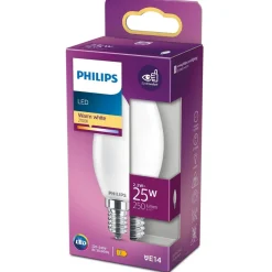 Philips Lighting LED kaarslamp E14 B35 2,2W-25W WW Online