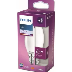 Philips Lighting LED kaarslamp E14 B35 4,3W-40W CW Online