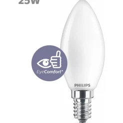 Philips Lighting LED kaarslamp E14 B35 2,2W-25W CW New
