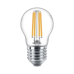 Philips Lighting LED kogellamp Filament E27 P45 6,5W-60W Clearance